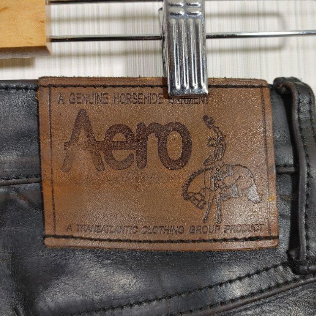 AERO エアロ　レザー　革パン　皮　バイク　革ジャン　ホースハイド　馬皮　馬革