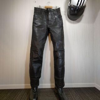AERO エアロ レザー 革パン 皮 バイク 革ジャン ホースハイド 馬皮