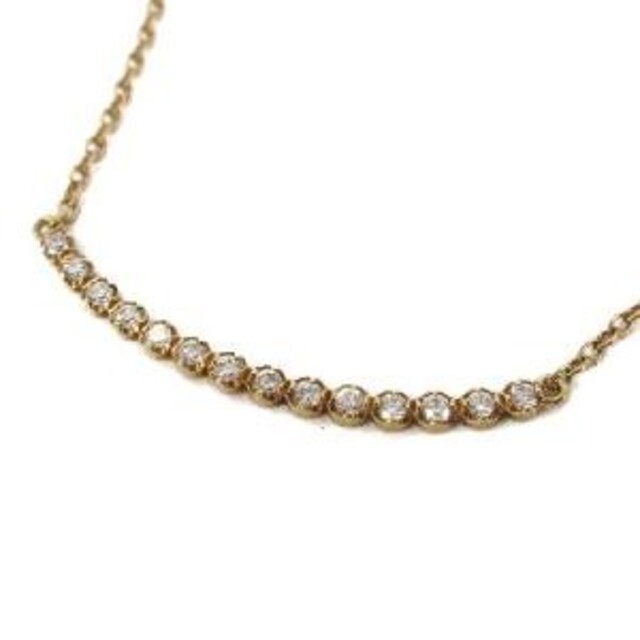 アーカー★ビリーブユー ネックレス★K18 0.1ct ネックレス★アガット