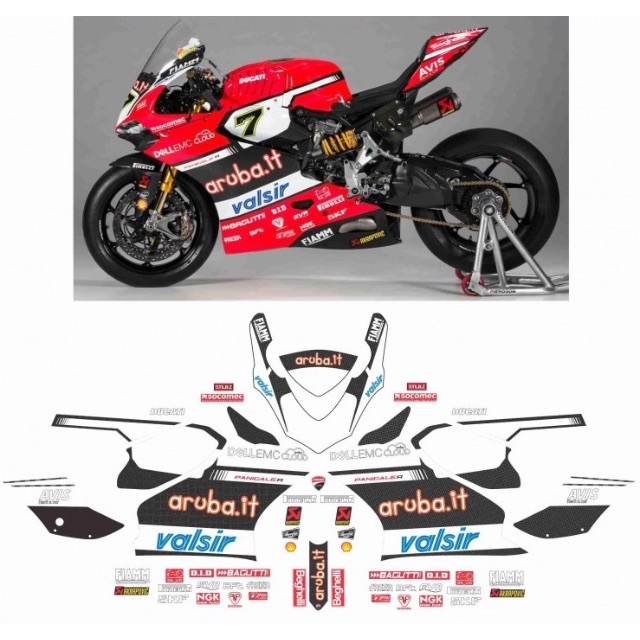 DUCATI Panigale 899/1199用 デカールセット