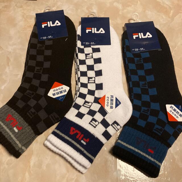 FILA(フィラ)のブランドソックス　FILA フィラ　3足セット ④ メンズのレッグウェア(ソックス)の商品写真