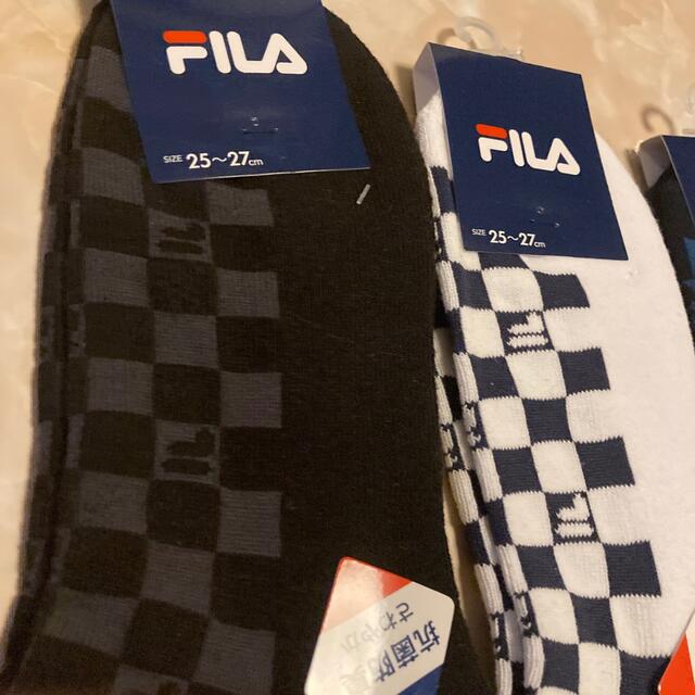 FILA(フィラ)のブランドソックス　FILA フィラ　3足セット ④ メンズのレッグウェア(ソックス)の商品写真