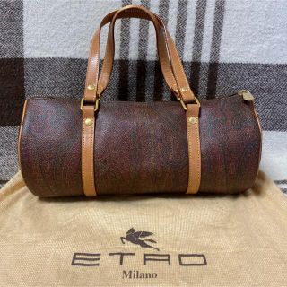 エトロ(ETRO)の美品★ ETRO ミニ ボストンバッグ ペイズリー ハ(ハンドバッグ)