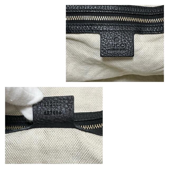 Gucci(グッチ)のグッチ GUCCI ソーホー トートバッグ ショルダーバッグ フリンジ 黒 レディースのバッグ(ショルダーバッグ)の商品写真