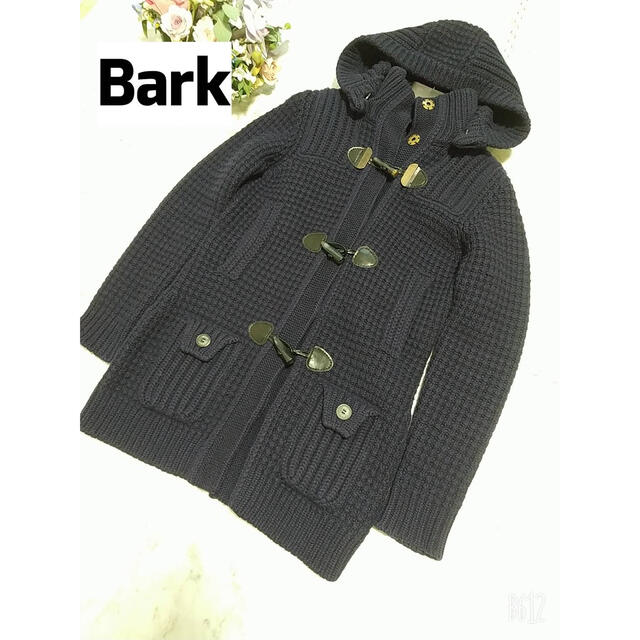 BARK(バーク)のBark バーク ダッフルコート ネイビー サイズS レディースのジャケット/アウター(ダッフルコート)の商品写真