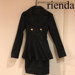 リエンダ(rienda)のrienda リエンダ ペプラム トレンチコート(トレンチコート)