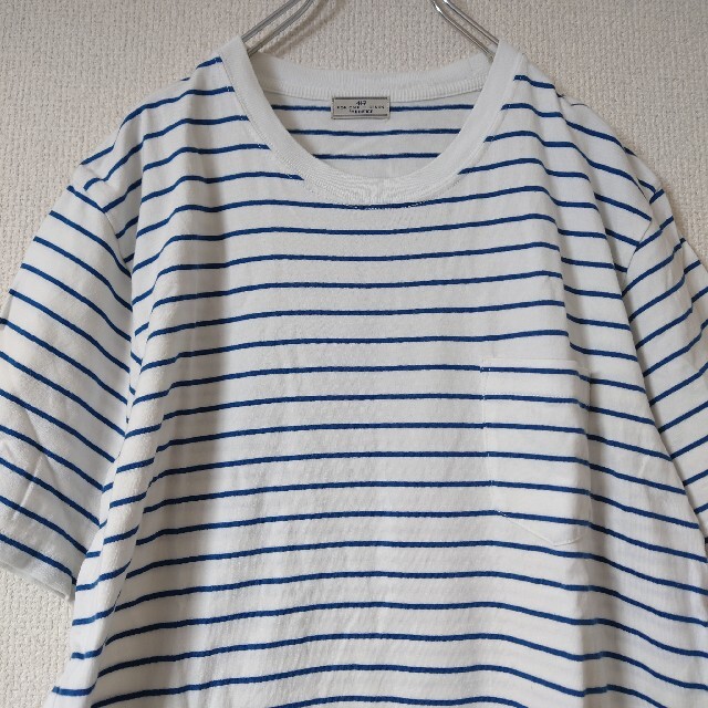417 EDIFICE(フォーワンセブンエディフィス)の417 EDIFICE ボーダーTシャツ メンズのトップス(Tシャツ/カットソー(半袖/袖なし))の商品写真