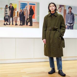 uniqlo jw Anderson ダブルフェイスシングルコート