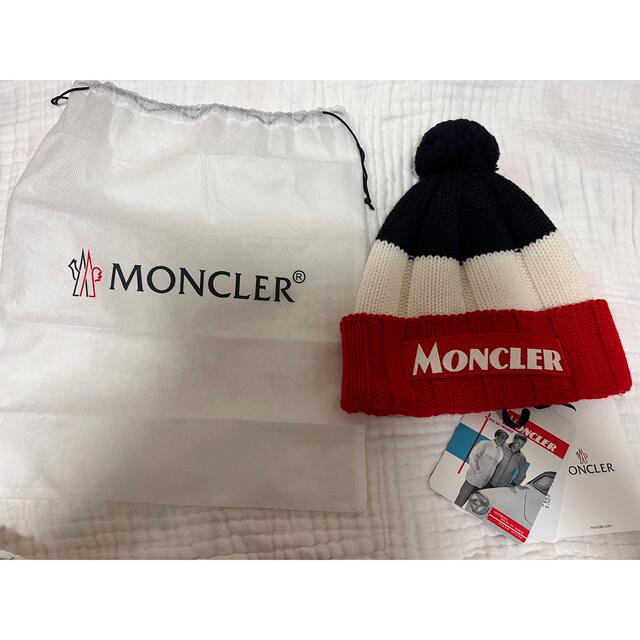 【新品】MONCLER（モンクレール） ニット帽 ポンポン付き