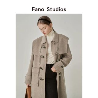 値下げ!Fano Studios フード付き メルトン素材 ダッフルコート
