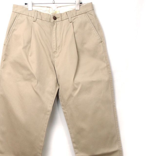 EDWIN - EDWIN エドウィン KHAKIS ワイドトラウザー チノ ベージュ Mの