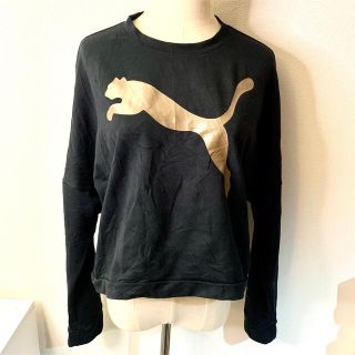 プーマ(PUMA)のPUMA プーマ オフショルロゴプリント長袖Tシャツ ロンT カットソー M(Tシャツ(長袖/七分))