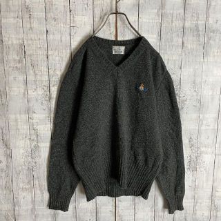 Vivienne Westwood MAN オーブ刺繍ニットジャケットBK/46