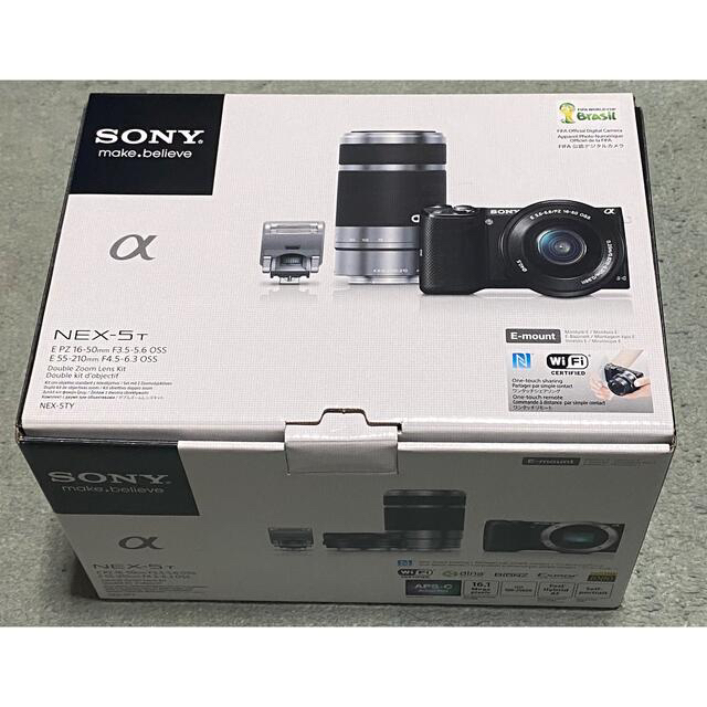 未使用 SONY デジタル一眼カメラ ダブルズームレンズキット NEX-5T-