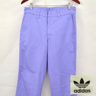 アディダス(adidas)の【adidas】 美品 アディダス 3ライン ライトパープルボトムス パンツ L(ウエア)