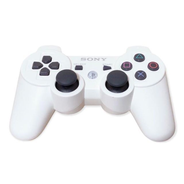 PlayStation3(プレイステーション3)の☆美品☆ PS3 dualshock3 純正 コントローラー ブラック ホワイト エンタメ/ホビーのゲームソフト/ゲーム機本体(その他)の商品写真