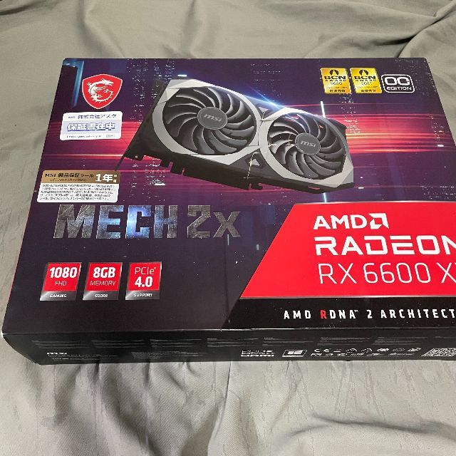 PCパーツ MSI RADEON RX6600XT