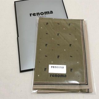 レノマ(RENOMA)のrenoma paris ハンカチ 新品(ハンカチ/ポケットチーフ)