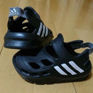 アディダス(adidas)のadidas アディダス　サンダル　14.5〜15cm ブラック(サンダル)