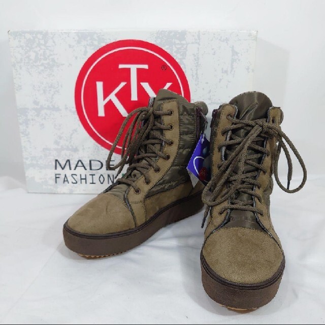 【23cm】キンバーテックス/スノーブーツ/MAKO/KHAKI | フリマアプリ ラクマ