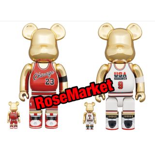 メディコムトイ(MEDICOM TOY)のBE@RBRICK Michael Jordan 100％&400％ 2種セット(その他)