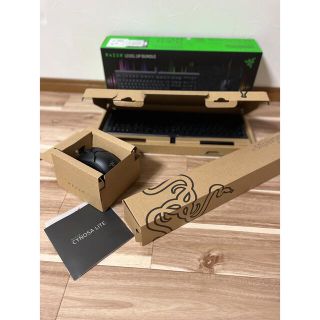 レイザー(LAZER)の開封のみRAZERキーボード、マウス、マウスパッド(PC周辺機器)