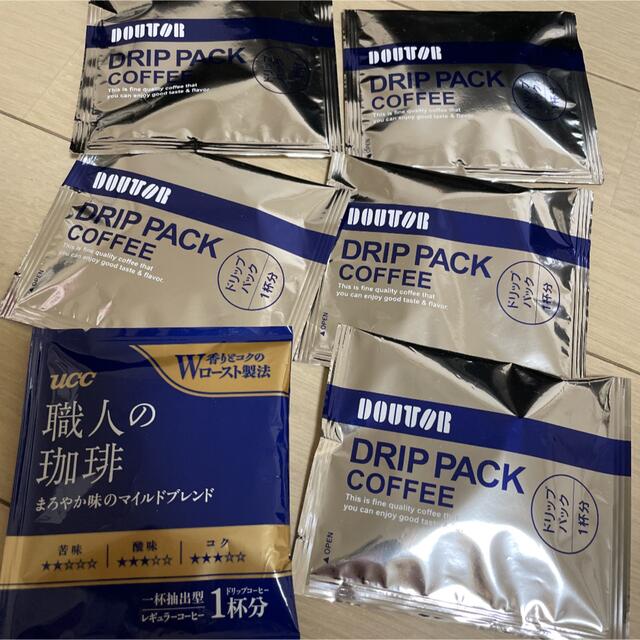 UCC(ユーシーシー)のDOUTOR  ドリップレギュラーコーヒー　UCC職人の珈琲 おまけ付き 食品/飲料/酒の飲料(コーヒー)の商品写真