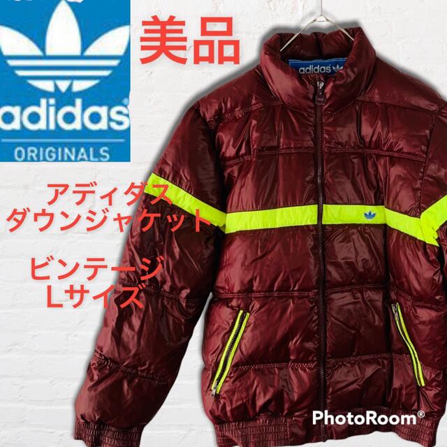 adidas アディダス  トレフォイル ロゴ　ダウンジャケット ブラック　S