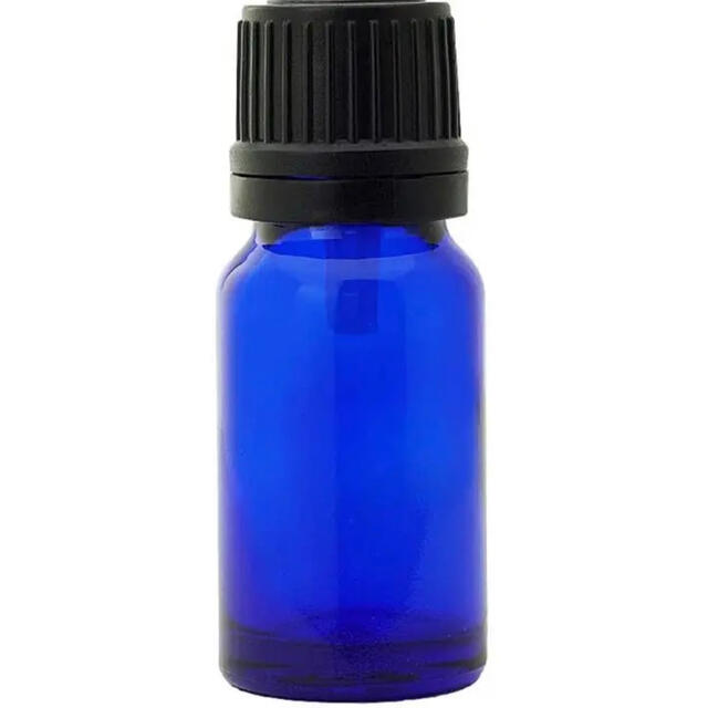 NEAL'S YARD(ニールズヤード)の遮光瓶 10ml☆5本 ブルー 青 ドロッパーキャップ付き コスメ/美容のリラクゼーション(エッセンシャルオイル（精油）)の商品写真