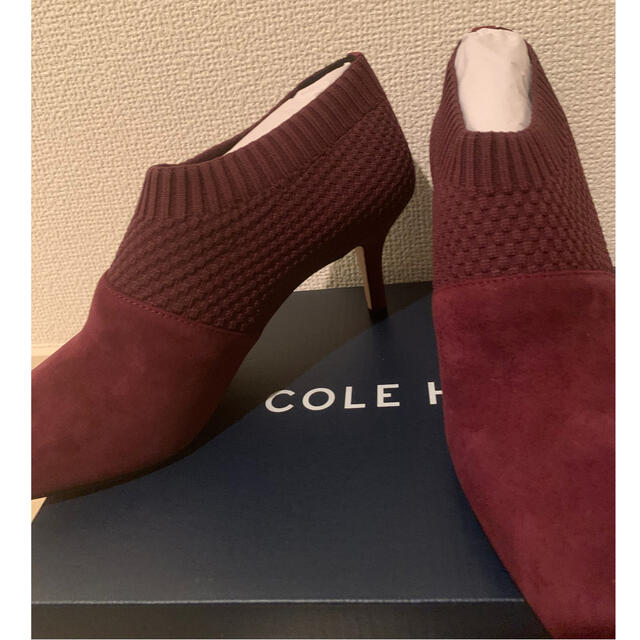 Cole Haan(コールハーン)の【新品タグ付】コールハーンニットスエードブーツ23cm レディースの靴/シューズ(ブーツ)の商品写真