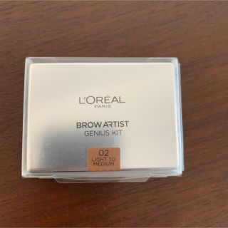 ロレアルパリ(L'Oreal Paris)のロレアル パリ ブロウアーティスト ジーニアスキット 02 ライトブラウン(パウダーアイブロウ)