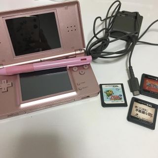 ニンテンドウ(任天堂)のNintendo DS light セット¨̮♡⃛(携帯用ゲーム機本体)