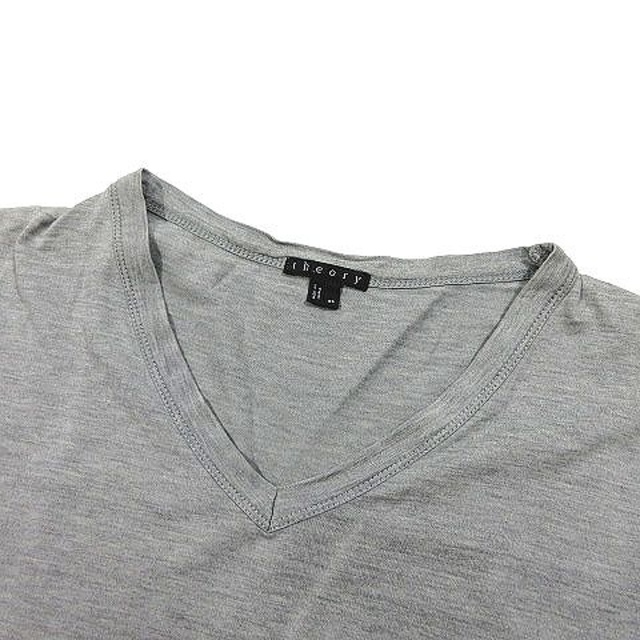theory(セオリー)のセオリー theory シルク Vネック Tシャツ カットソー 半袖 XS メンズのトップス(Tシャツ/カットソー(半袖/袖なし))の商品写真