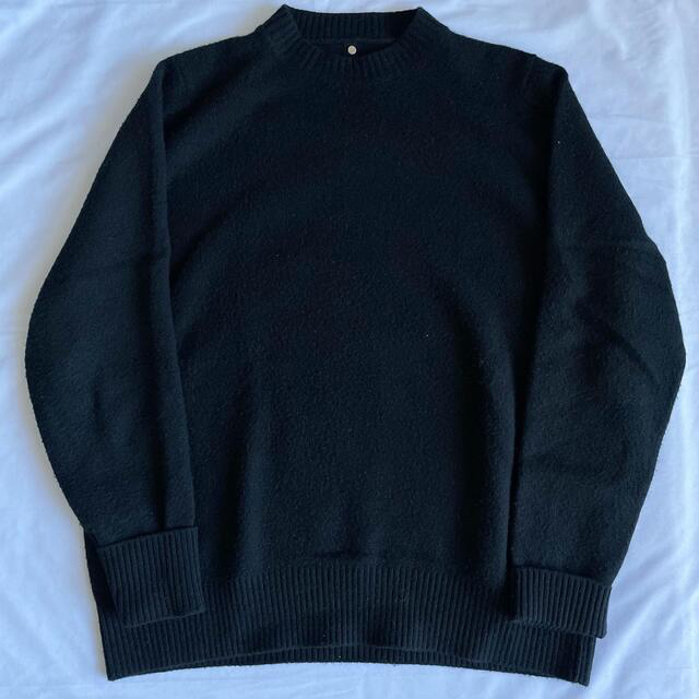 Jil Sander(ジルサンダー)のoamc logo wool black Knit メンズのトップス(ニット/セーター)の商品写真