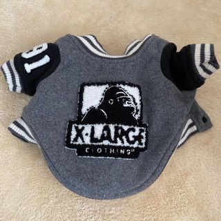 完売品 美品！XLARGE  XS 服 ペット 犬 スカジャン アウター 秋 冬