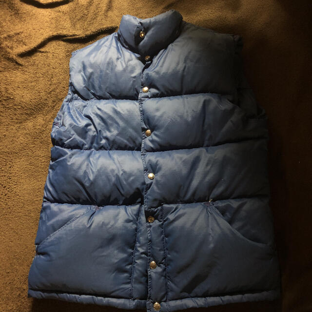 選ぶなら 希少 70s〜 vintage the north face ダウンベスト茶タグ