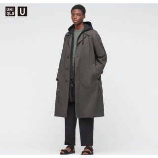 ユニクロ(UNIQLO)のタヌキチ4960様／ユニクロU▪️ステンカラーコート ダークグレー(ステンカラーコート)