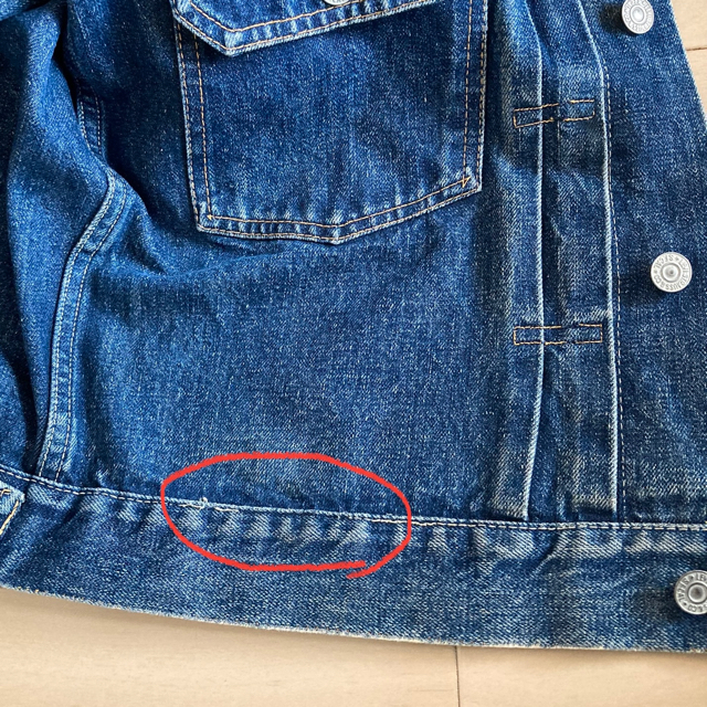 Levi's(リーバイス)の最終大幅値下げ！40-38 507XX LEVISデニムBIGE メンズのジャケット/アウター(Gジャン/デニムジャケット)の商品写真