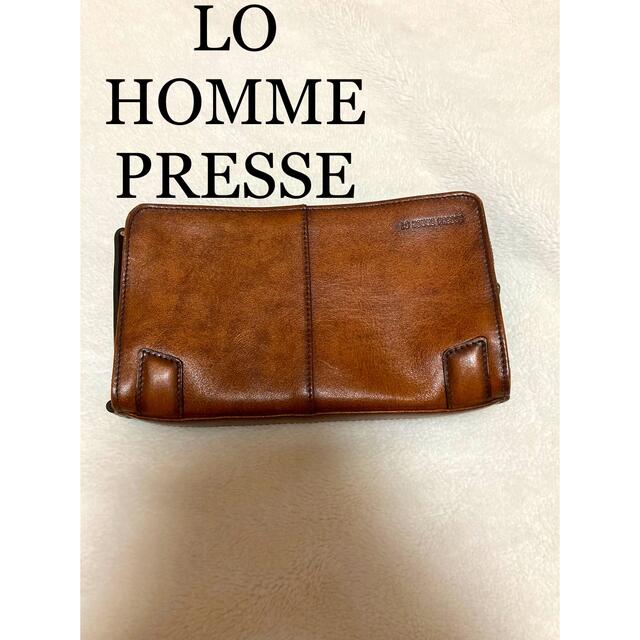 美品LO HOMME PRESSE ロ.オム.プレッセ　革バック