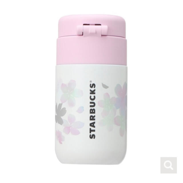 Starbucks Coffee(スターバックスコーヒー)の【新品未使用】スタバ SAKURA2022ステンレスプチボトル200ml インテリア/住まい/日用品のキッチン/食器(タンブラー)の商品写真