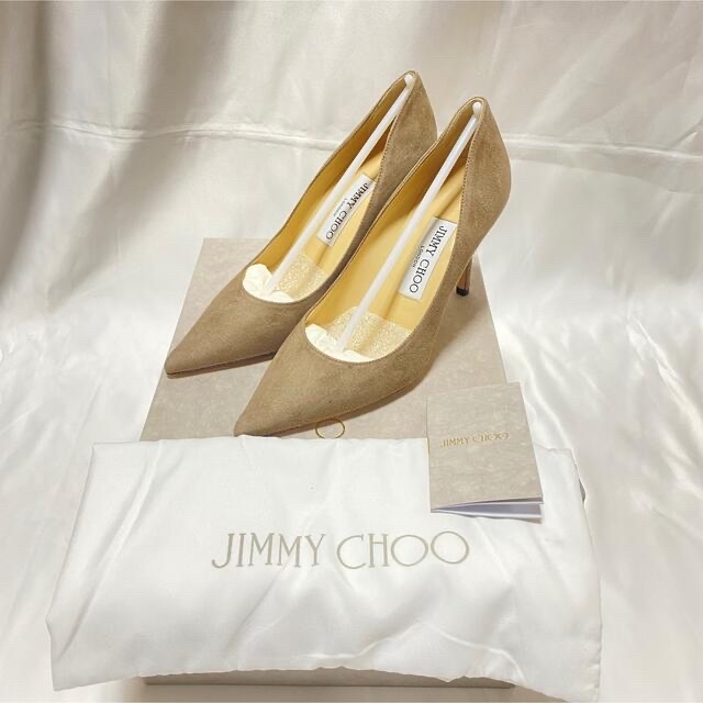 JIMMY CHOO(ジミーチュウ)の新品未使用　ジミーチュウLOVE85スエードパンプス レディースの靴/シューズ(ハイヒール/パンプス)の商品写真