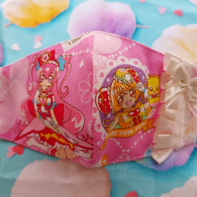 THE MASK(マスク)のデリシャスパーティ　プリキュア　インナーマスク【4】 ハンドメイドのハンドメイド その他(その他)の商品写真