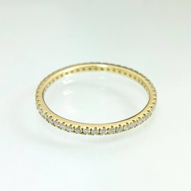 新品 フルエタニティ ダイヤ リング 0.32ct K18 レディースのアクセサリー(リング(指輪))の商品写真