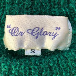 OrGlory オアグローリー オリジナル モヘア ニット ボーダー セーター