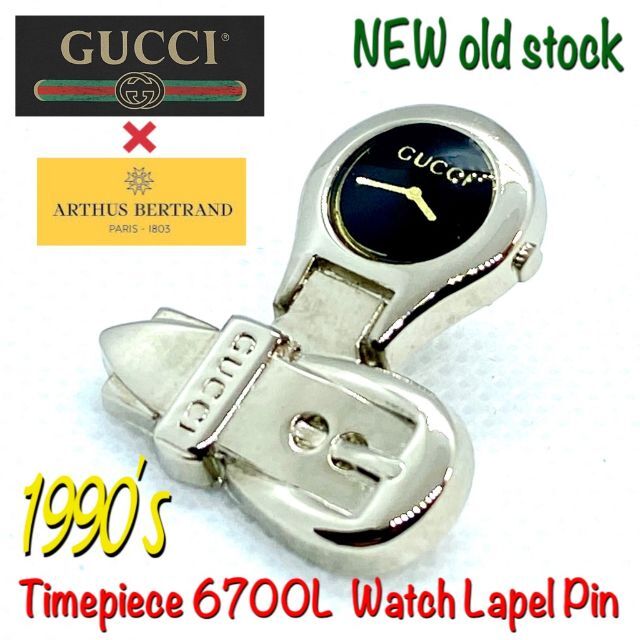 Gucci(グッチ)の1990's★ GUCCI ★ 6700L PROMO★lapel pin.♯1 レディースのアクセサリー(ブローチ/コサージュ)の商品写真