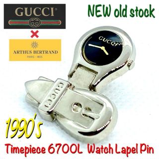 グッチ(Gucci)の1990's★ GUCCI ★ 6700L PROMO★lapel pin.♯1(ブローチ/コサージュ)