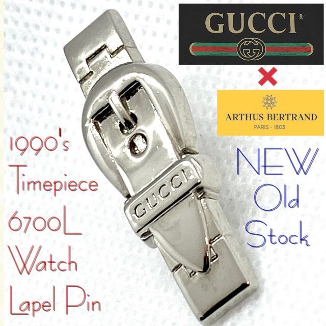 Gucci(グッチ)の1990's★ GUCCI ★ 6700L PROMO★lapel pin.♯2 レディースのアクセサリー(ブローチ/コサージュ)の商品写真