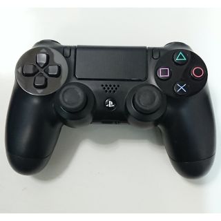 プレイステーション4(PlayStation4)の専用★1881a ジャンク PS4 コントローラー デュアルショック4 ブラック(その他)