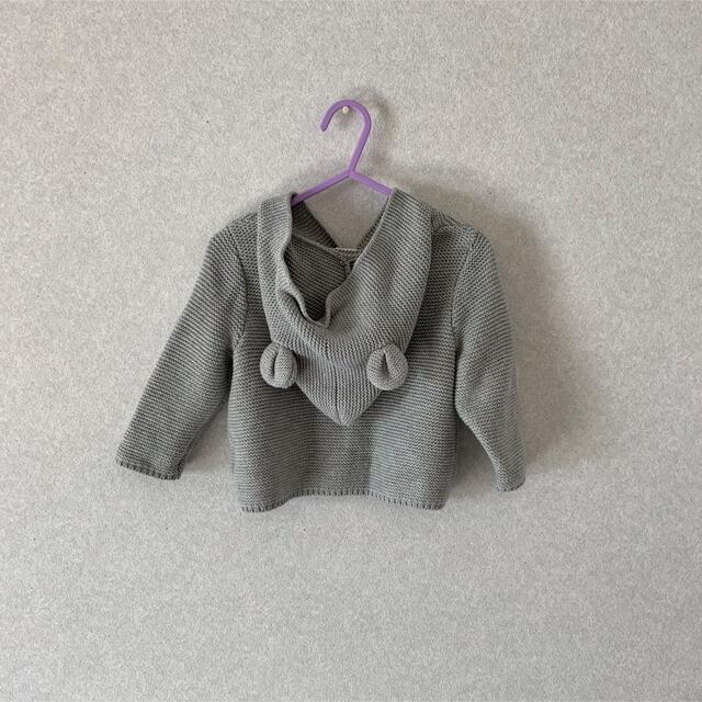 GAP Kids(ギャップキッズ)のGAP＊くまさんパーカー キッズ/ベビー/マタニティのベビー服(~85cm)(カーディガン/ボレロ)の商品写真