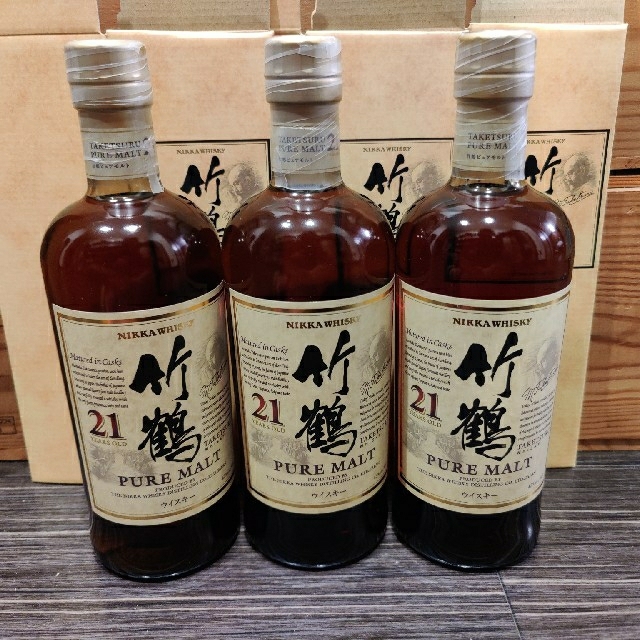 竹鶴２１年　７００ｍｌ　３本